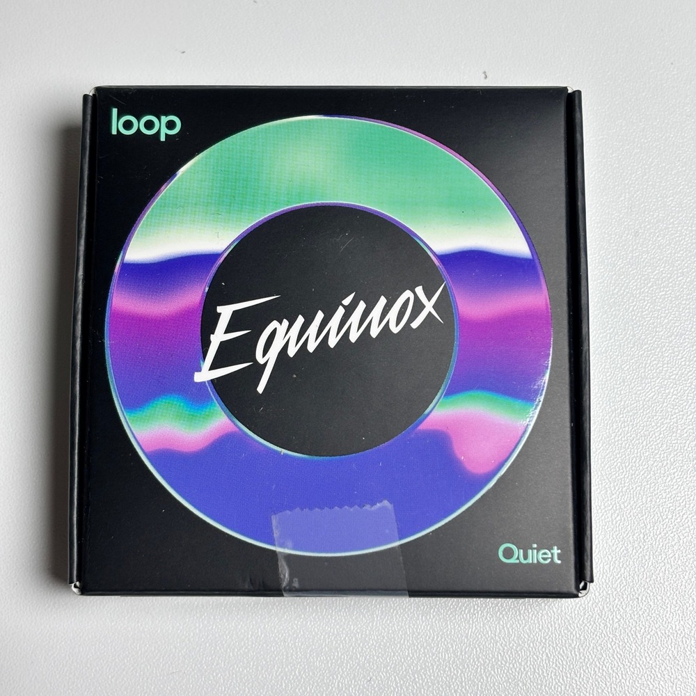 Loop Unisex Silicone Earplugs Quiet Equinox Midnight Sapphire New Open Box